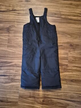 Jumping Beans Black Kids Snow Bib Overalls